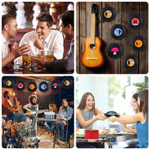 Laden Sie das Bild in den Galerie-Viewer, Schallplatten-Untersetzer mit Vintage-Spielerhalter