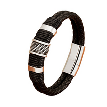 Laden Sie das Bild in den Galerie-Viewer, Kreatives Herrenarmband aus Titanstahl