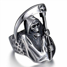 Laden Sie das Bild in den Galerie-Viewer, Sensenmann Schädelring