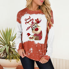 Laden Sie das Bild in den Galerie-Viewer, Weihnachten Rundhalsausschnitt Print Sweatshirt