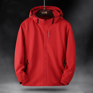 Regenjacke Mäntel mit Abnehmbare Kapuze