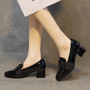 Modische Weiche Lederschuhe aus Lackleder