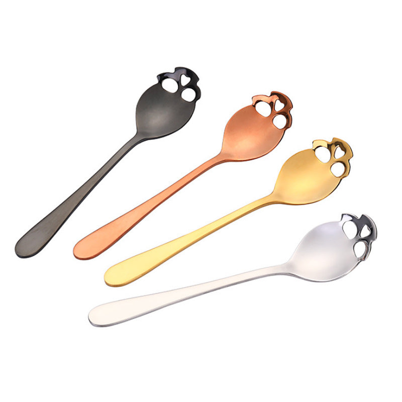 Halloween Totenkopf Edelstahllöffel