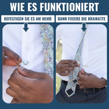 Laden Sie das Bild in den Galerie-Viewer, Clips zum Befestigen der Krawatte
