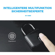 Laden Sie das Bild in den Galerie-Viewer, Intelligentes biometrisches Bluetooth-Fingerabdruck-Vorhängeschloss