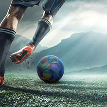 Laden Sie das Bild in den Galerie-Viewer, Reflektierender leuchtender Fußball