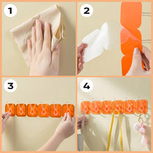 Laden Sie das Bild in den Galerie-Viewer, Multifunktionale transparente 6 Haken