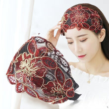 Laden Sie das Bild in den Galerie-Viewer, Besticktes Spitzen-Stirnband