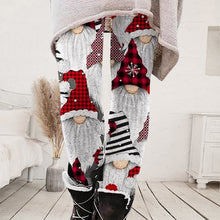 Laden Sie das Bild in den Galerie-Viewer, Weihnachtsgamaschen mit Weihnachtsmann-Druck