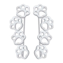 Laden Sie das Bild in den Galerie-Viewer, Damen Hunde Fußabdruck Ohrringe