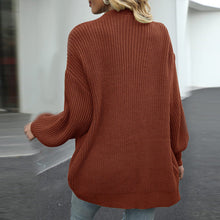 Laden Sie das Bild in den Galerie-Viewer, Klobige Strickjacke mit Ballonärmeln