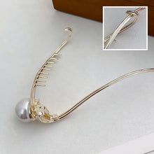 Laden Sie das Bild in den Galerie-Viewer, Elegante und einfache Perlenhaarspange