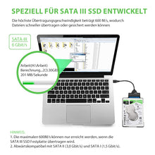 Laden Sie das Bild in den Galerie-Viewer, Universelles 2-in-1-Festplattenadapterkabel