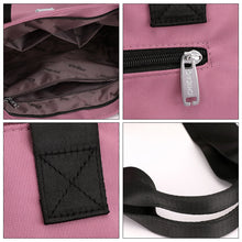 Laden Sie das Bild in den Galerie-Viewer, Vielseitige einfache einfarbige Nylonhandtasche mit großer Kapazität