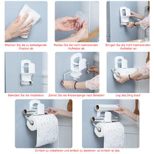 Laden Sie das Bild in den Galerie-Viewer, Multifunktionales verstellbares Frischhaltefolien- und Rollenpapierregal