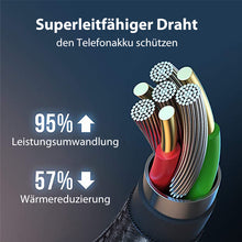 Laden Sie das Bild in den Galerie-Viewer, 540 Grad drehbares 3 in 1 magnetisches Datenkabel