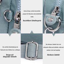 Laden Sie das Bild in den Galerie-Viewer, Einfarbige Lässige Nylon-Umhängetasche Mit Reißverschluss