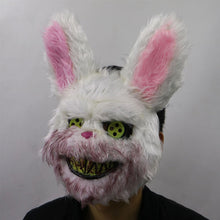 Laden Sie das Bild in den Galerie-Viewer, Halloween blutige gruselige Plüschmaske