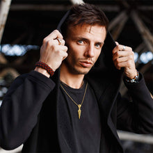 Laden Sie das Bild in den Galerie-Viewer, Kreative Herrenhalskette aus Legierung mit Speerspitze