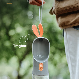 Futter- und Wasserflasche für Hunde