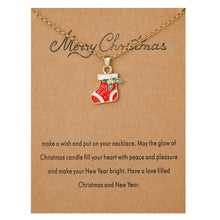 Laden Sie das Bild in den Galerie-Viewer, Legierungshalskette der Weihnachtsserie