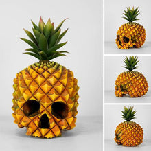 Laden Sie das Bild in den Galerie-Viewer, Kreative Ananas-Schädelverzierung aus Kunstharz