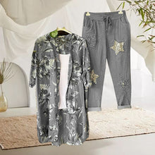 Laden Sie das Bild in den Galerie-Viewer, Bedrucktes Lässiges Zweiteiliges Set für Damen