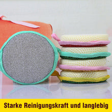 Laden Sie das Bild in den Galerie-Viewer, Multifunktionaler Doppelseitiger Runder Spülschwamm