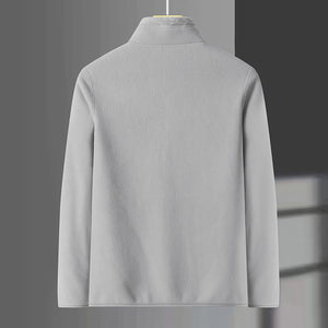 Wende-Sweatshirt mit Stehkragen aus Fleece