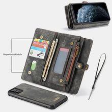 Laden Sie das Bild in den Galerie-Viewer, 2 in 1 Magnetische Brieftasche Abnehmbare Hülle für Telefon