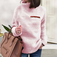 Laden Sie das Bild in den Galerie-Viewer, Thermopullover mit Rollkragen und Reißverschluss