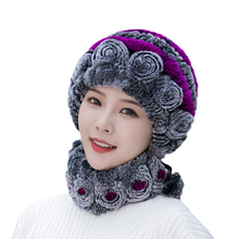 Laden Sie das Bild in den Galerie-Viewer, Rex-Kaninchenfellmütze