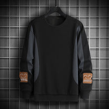 Laden Sie das Bild in den Galerie-Viewer, Lässiges Sport-Sweatshirt mit Rundhalsausschnitt für Herren