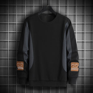 Lässiges Sport-Sweatshirt mit Rundhalsausschnitt für Herren