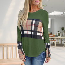Laden Sie das Bild in den Galerie-Viewer, Langärmliges T-Shirt mit Kontrastdruck