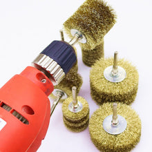 Laden Sie das Bild in den Galerie-Viewer, Polierter Bürstenkopf aus Stahldraht