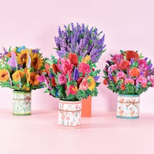 Laden Sie das Bild in den Galerie-Viewer, Papierblumen-Blumenstrauß-Gruß-Karten