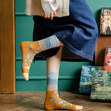 Laden Sie das Bild in den Galerie-Viewer, Langstapelige Ölgemälde Baumwollsocke