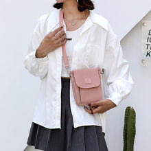 Laden Sie das Bild in den Galerie-Viewer, Einfache einfarbige modische lässige Damentasche aus Nylon