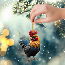 Laden Sie das Bild in den Galerie-Viewer, Cartoon-Hahn Dekorative Ornamente