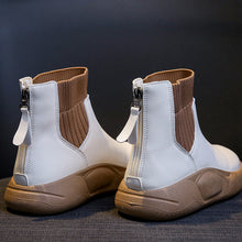 Laden Sie das Bild in den Galerie-Viewer, Gummistiefel Damen Kurzhoch Gummistiefeletten Winterstiefel