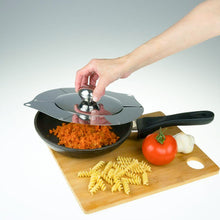 Laden Sie das Bild in den Galerie-Viewer, Faltbarer Multifunktionaler Topfdeckel Aus Edelstahl