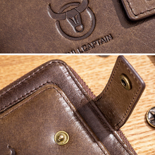 Laden Sie das Bild in den Galerie-Viewer, Multifunktionale RFID Geldbörse aus Leder