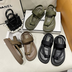 Bequeme Stilvolle Vielseitige Plateausandalen für Damen