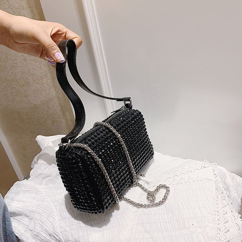 Handtasche Mit Strasssteinen