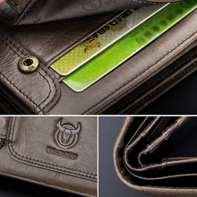 Laden Sie das Bild in den Galerie-Viewer, Multifunktionale kleine Geldbörse aus Leder für Herren