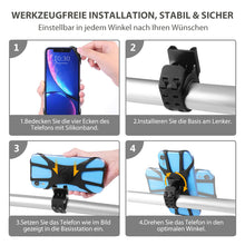 Laden Sie das Bild in den Galerie-Viewer, Universelle Handy Fahrradhalterung