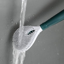 Laden Sie das Bild in den Galerie-Viewer, Toilettenbürste Aus Silikon Mit Langem Griff