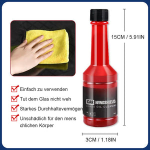 Kraftvolles Reinigungsmittel für Autoscheiben