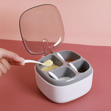 Laden Sie das Bild in den Galerie-Viewer, Gewürzbox mit vier Rosten für die Küche mit Deckel